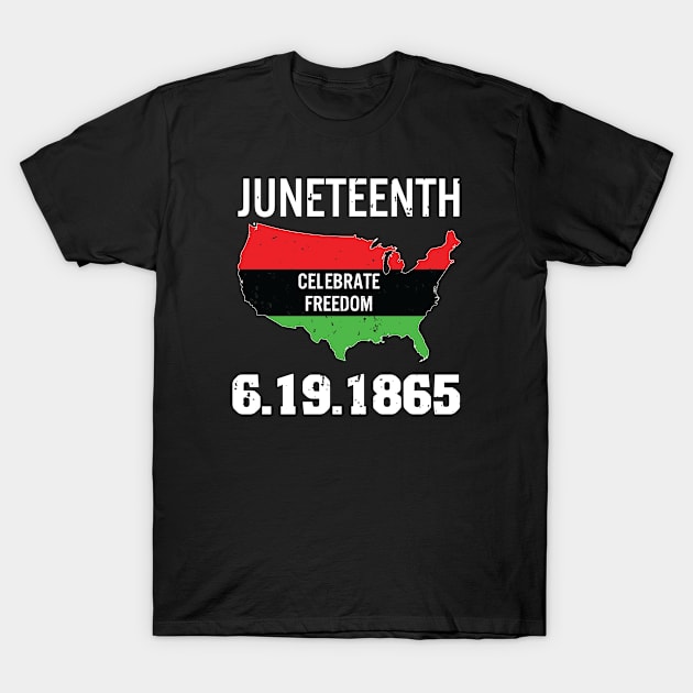 Juneteenth Black History Freedom 1865 T-shirt T-Shirt by ssflower